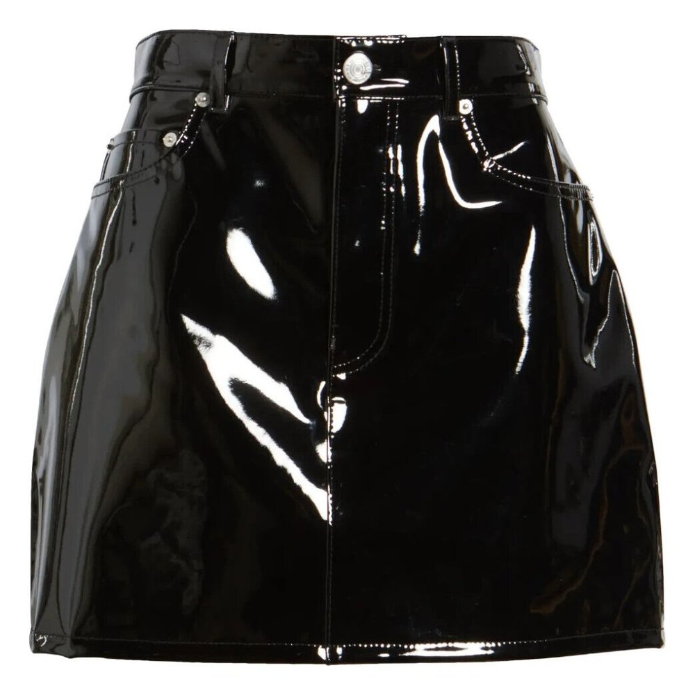 FRAME Le Faux Leather Miniskirt size 30 (8 - 10)